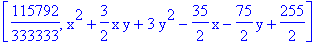[115792/333333, x^2+3/2*x*y+3*y^2-35/2*x-75/2*y+255/2]